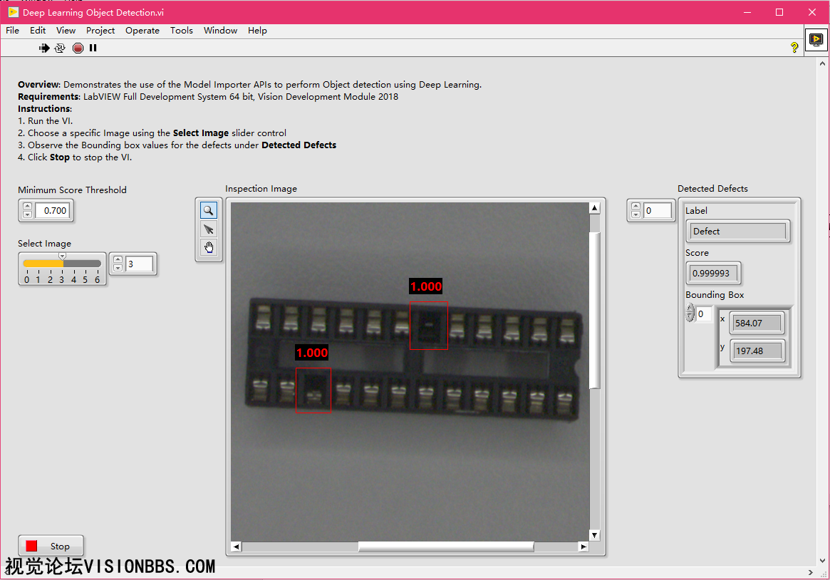 NI LabVIEWѧϰDeep Learning Object Detection-ʾЧ4