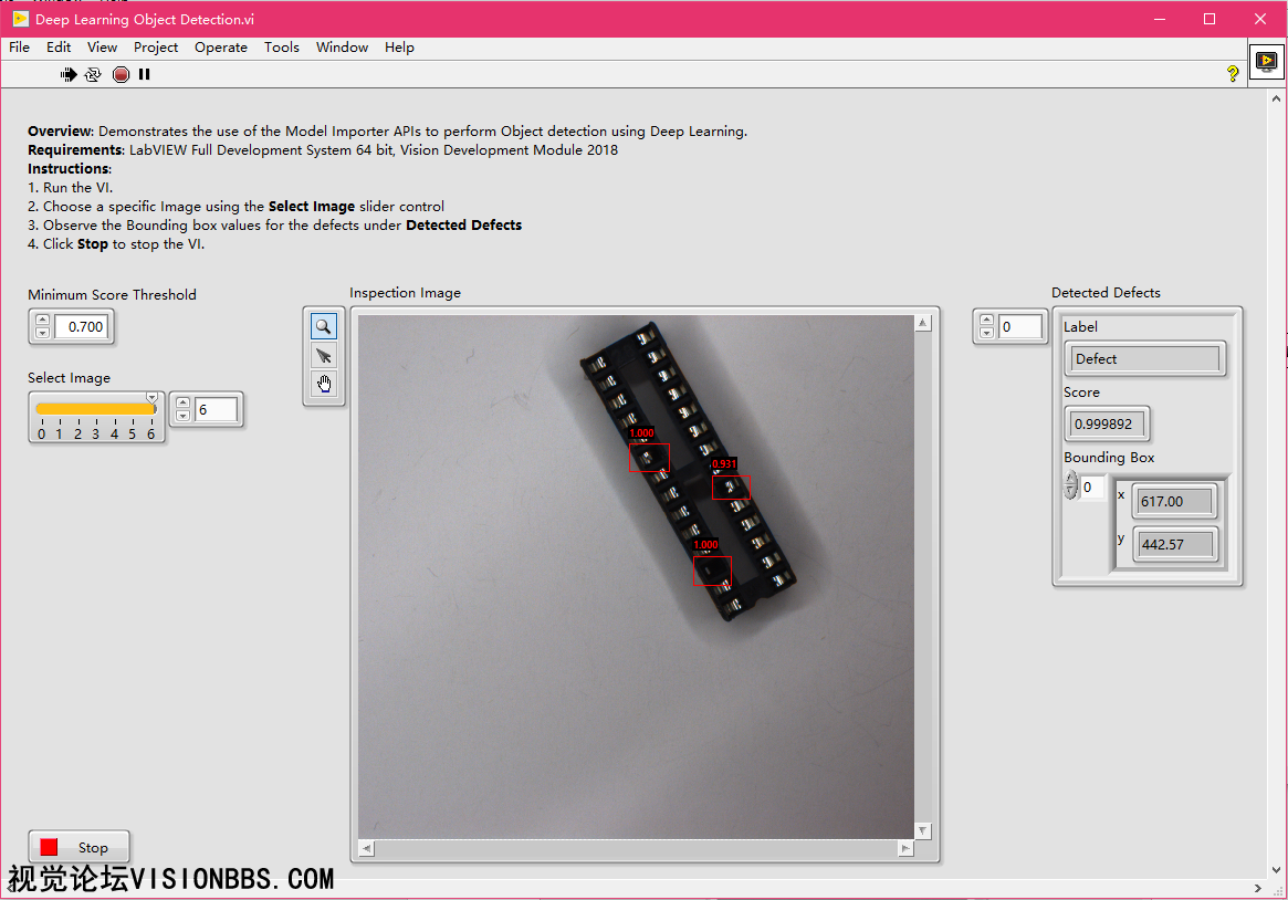 NI LabVIEWѧϰDeep Learning Object Detection-ʾЧ7